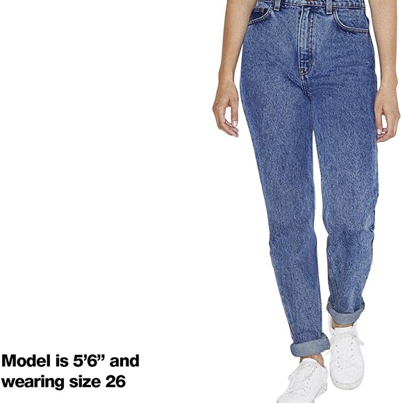 American Apparel High Waist Jeans NWOT - Picture 4 of 6